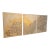 Large-Scale Original Triptych, Gold Botanical — Three-Panel Statement Painting For Sale