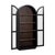 Marlow Black Wood Display Cabinet For Sale In Los Angeles - Image 6 of 8