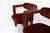 Maroon Pamplona Chairs by Augusto Savini for Pozzi, 1970s, Set of 6 For Sale - Image 8 of 15