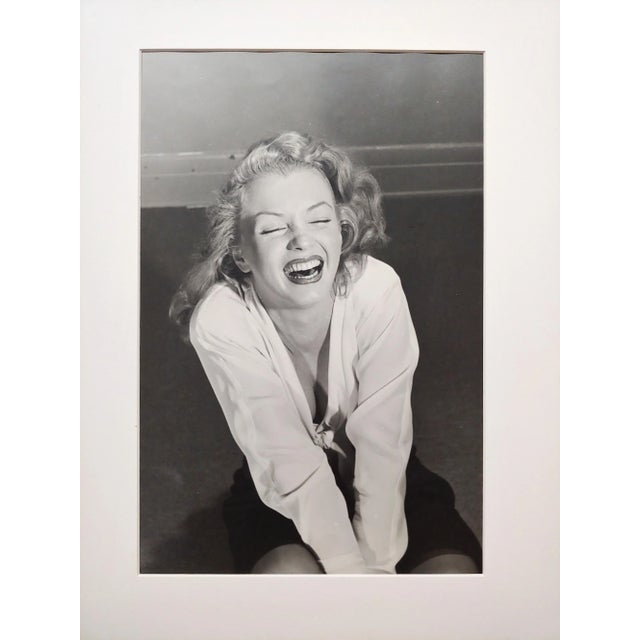 Philippe Halsman -Marilyn Monroe Laughing-1949 Silver Gelatin-Signed For Sale In Los Angeles - Image 6 of 6