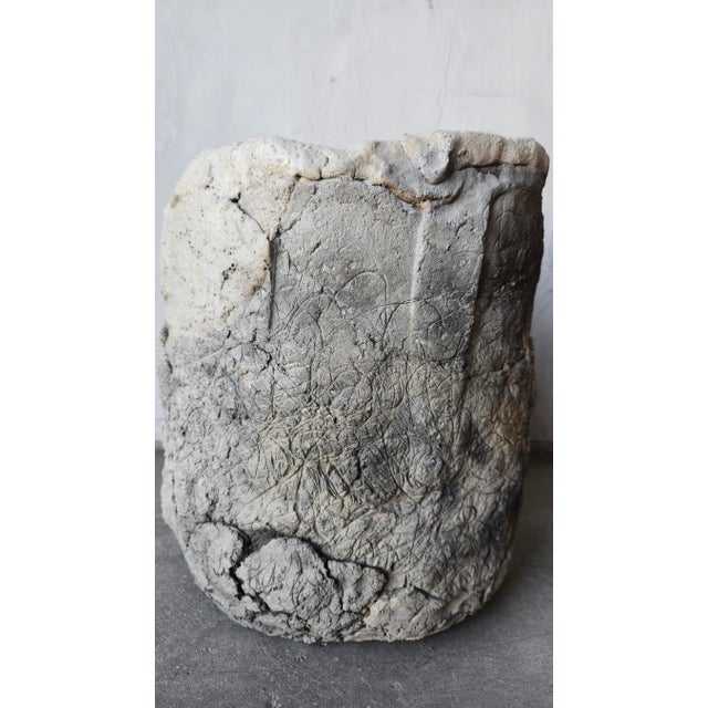 13" Mid Century Rough Hewn Organic Ceramic Planter For Sale In Las Vegas - Image 6 of 10