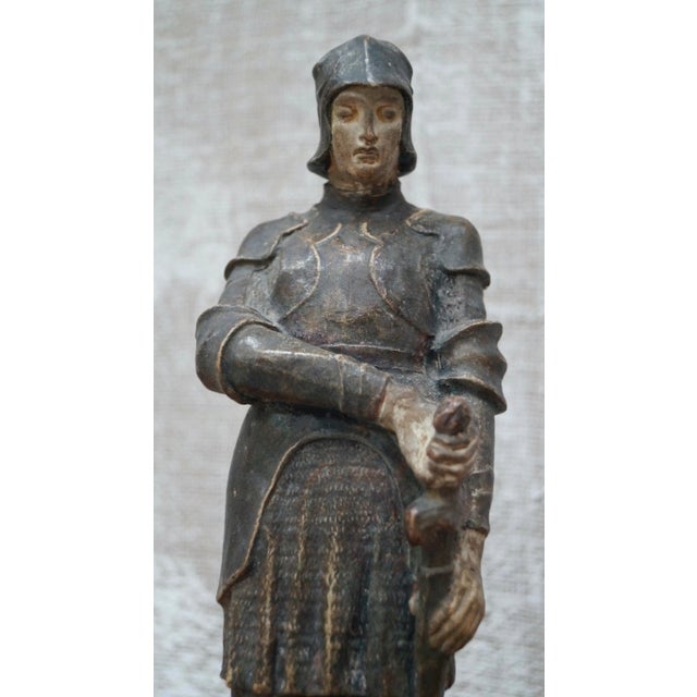 Ceramic Compton Pottery Figure of Saint George For Sale - Image 7 of 10