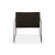 Metal Andreu World Trenza Metal Armchair in Black For Sale - Image 7 of 10