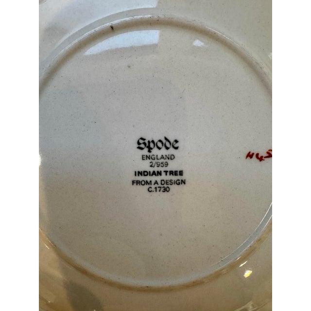 1950s 1950s Spode “Indian Tree” Tea Cups & Saucers – Set of 2 For Sale - Image 5 of 6