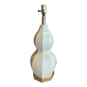 Late 20th Century Double Gourd Table Lamp