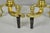The Harvin Co Vintage Brass Federal Style Branch Foot Fireplace Andirons - Pair For Sale - Image 13 of 16