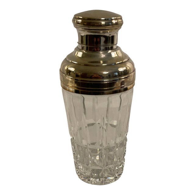 Mid 20th Century St Louis Crystal Cocktail Shaker For Sale