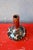 Vintage Stoneware Bottle Vase in Iridescent Brown Glaze, 1960s For Sale - Image 4 of 8