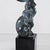 Black Tim Cherry Bronze Rabbit Hare Sculpture 70/75 Limited Edition Black Base 7.25" For Sale - Image 8 of 10