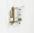 Mid-Century Brass & Curved Glass Sconces in the style of FontanaArte, Italy, 1950s, Set of 3 For Sale - Image 9 of 18