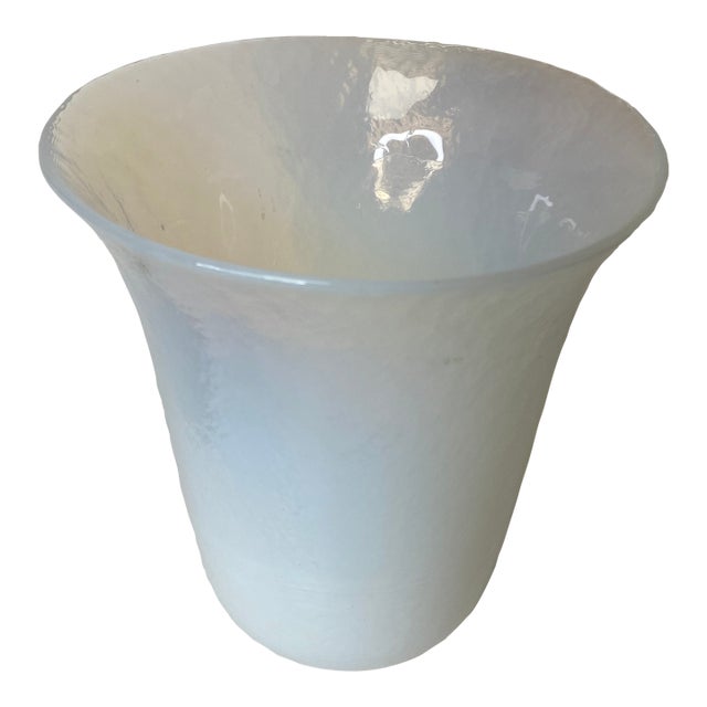 Late 20th Century Iridescent Murano Glass Vase by Yalos Casa, Italy For Sale