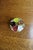 2000 - 2009 Multicolor Floral Art Glass Paperweight For Sale - Image 5 of 6