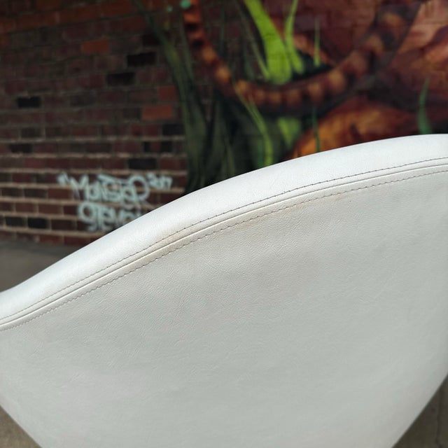 Pair of Mid-Century Modern Overman Swivel Chairs For Sale - Image 9 of 12