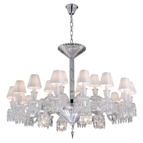 Gold Collection Regina Chandelier in Metal and Crystal by Jago For Sale - Image 8 of 8