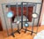 Mid-Century Modern Vintage Modern Black Iron Fireplace Screen With Blue & White Agate Stone Insets For Sale - Image 3 of 10