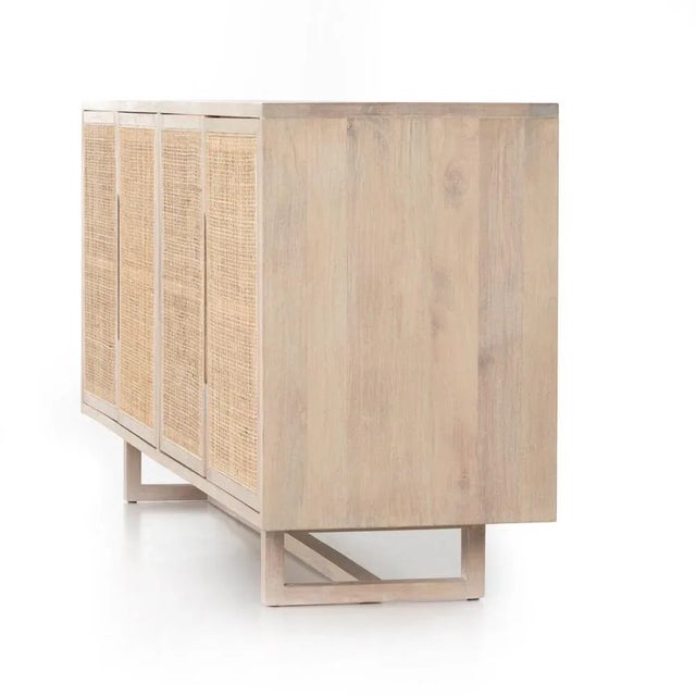 Four Hands Clarita Sideboard, White Wash Mango Chairish