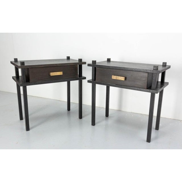 French Nightstands, 2022, Set of 2 For Sale - Image 10 of 13