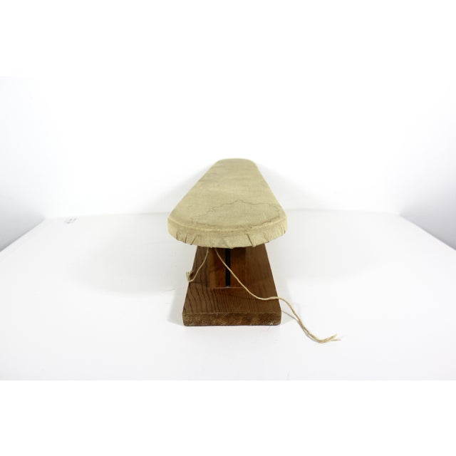 Farmhouse Vintage Wood Ironing Board For Sale - Image 3 of 8