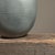 1970s Vintage Japanese Minimalist Postmodernist Etched Grey-Blue Vase, Signed For Sale - Image 5 of 7