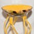 1990s Vintage MCM Jozefina Krosno Hand Blown Jelly Fish Compote Yellow Cased Glass Bowl For Sale - Image 5 of 5
