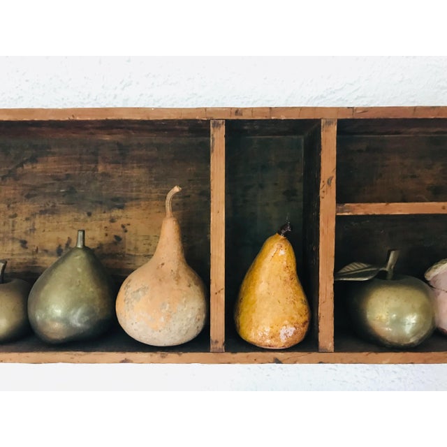 Shabby Chic 5 Apples & 5 Pears Composition Box For Sale - Image 3 of 6