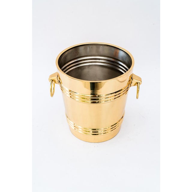 Champagne bucket vienna around 1920s Polished and stove enameled