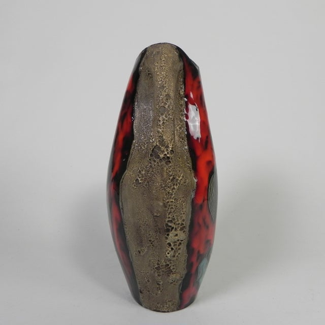 Vintage Fat Lava Vase from Vallauris, 1950s For Sale - Image 9 of 18