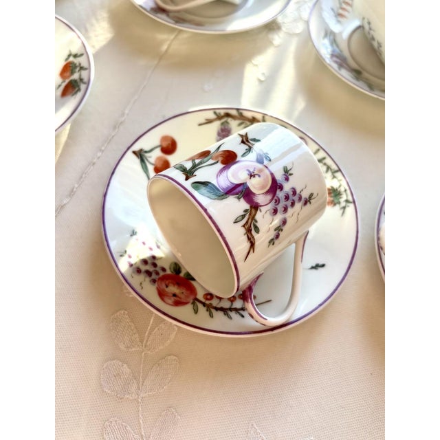 Coffee Cups and Saucers from Mennecy‑Villeroy, Set of 18 For Sale - Image 13 of 18