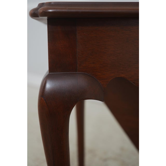 Biggs Mahogany Gate Leg Corner Table For Sale - Image 13 of 16