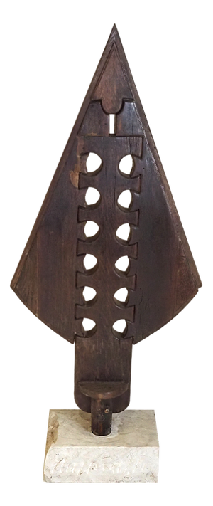 Luciano Bertolotto, Primitive Brut Sculpture, 1997, Wood & Marble