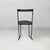 1980s Italian Modern Black Metal Chairs by Emilio Nanni for Fly Line, 1980s, Set of 4 For Sale - Image 5 of 18