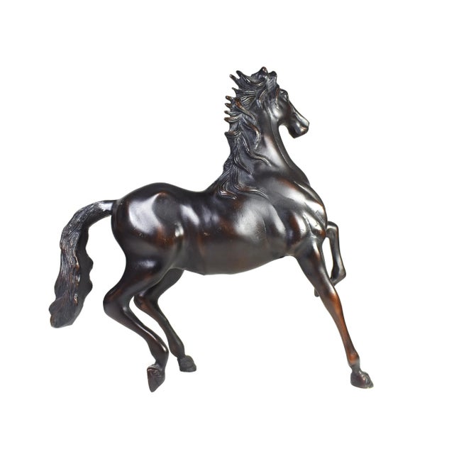 Late 20th Century Bronze Horse Figurine Model For Sale - Image 5 of 12