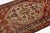 Antique Turkish Anatolian Runner Rug With Triple Medallion Motif in Crimson and Indigo Wool For Sale - Image 4 of 9