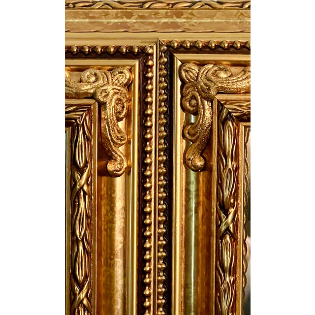 1980s Classical Italian Gold Mirrored Curio Wall Display Cabinet by Pita S R L, Milan, Italy For Sale - Image 15 of 15