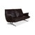 Modern Brown Leather Fenja Two-Seater Sofa with Manual Function from Koinor For Sale - Image 3 of 16