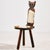 Vintage Hand-Crafted Chair with Cowhide, 1970s For Sale - Image 13 of 13