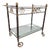 Regency Brass and Glass Serving Trolley, Italy, 1970s For Sale