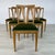 Dimensions: H 35” x W 17.5” x D 17.7” x SH 18.5” Set of 5 Scandinavian Mid-Century Modern slat back dining chairs. Solid...