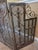 Gothic French Country Folding Fireplace Screen For Sale - Image 3 of 9