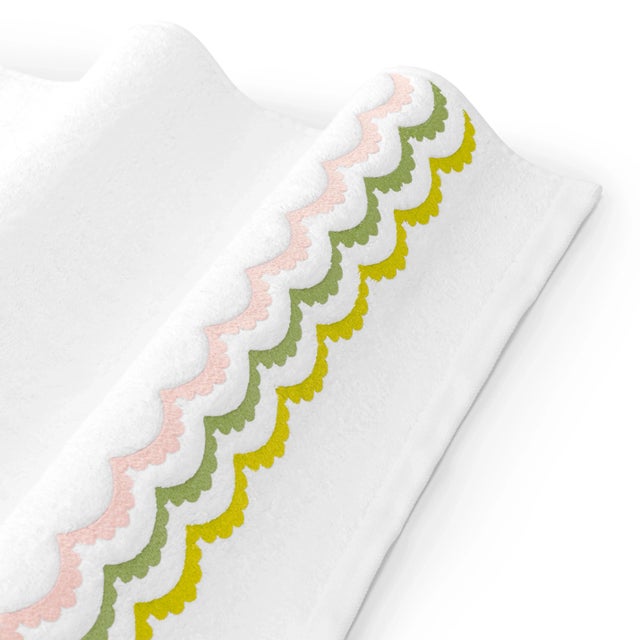 From renowned designer Celerie Kemble and luxury linen maker Hamburg House comes this exclusive Whimsical Scallop...