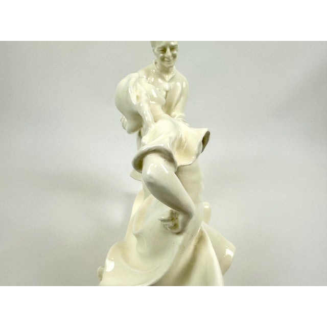 Dancing Couple Figurine by Emil Hlavica for František Pexider Letovice, 1950s For Sale - Image 6 of 11