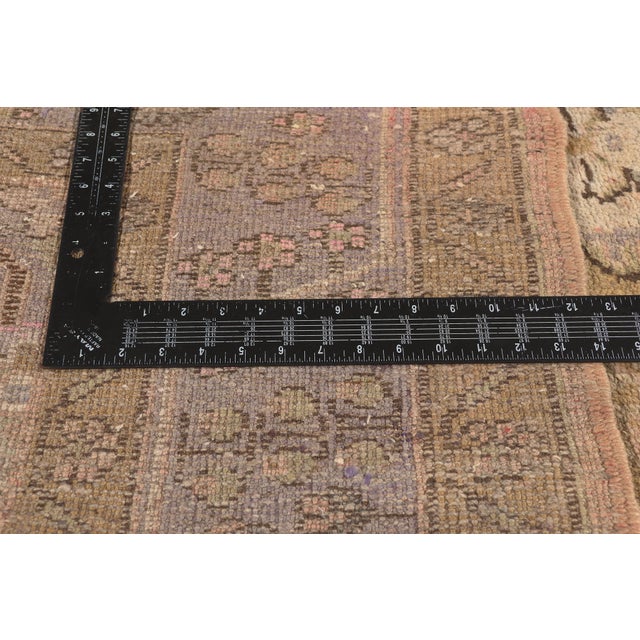 Textile Vintage Turkish Oushak Rug, 05'02 X 10'09 For Sale - Image 7 of 10