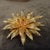 2000s High Quality Costume Jewelry Gilt Metal Italian Flower Brooch For Sale - Image 9 of 14