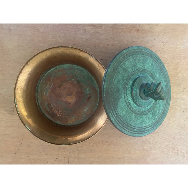 1920s Patinated Art Deco Bronze Box by Carl Sorenson For Sale In New York - Image 6 of 9