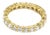 18 Karat Gold and Diamond Eternity Band For Sale