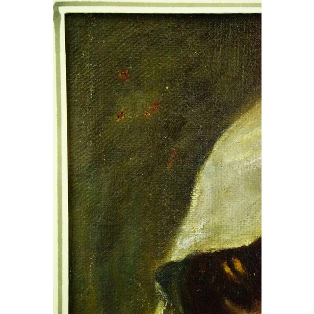 Gustave Lino, Portrait of a Child, 1890s, Oil on Canvas, Framed For Sale - Image 12 of 18