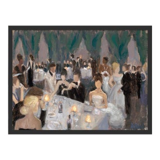 Evening Soiree by Alice Ford in Black Frame, Small Art Print For Sale