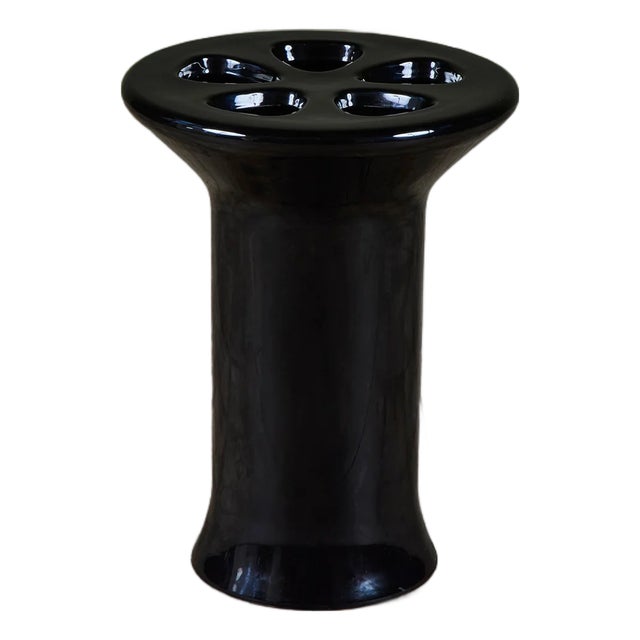 Angelo Mangiarotti Ceramic Glazed Umbrella Stand for Ceramica Brambilla Milano For Sale