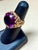 15 Carat Round Amethyst Cocktail Ring in 18 Karat Yellow Gold, 13.4 Gm For Sale In New York - Image 6 of 8
