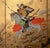 Japanese "Samurai", 1970s Showa Era Japanese Painted Byobu Screen For Sale - Image 3 of 18